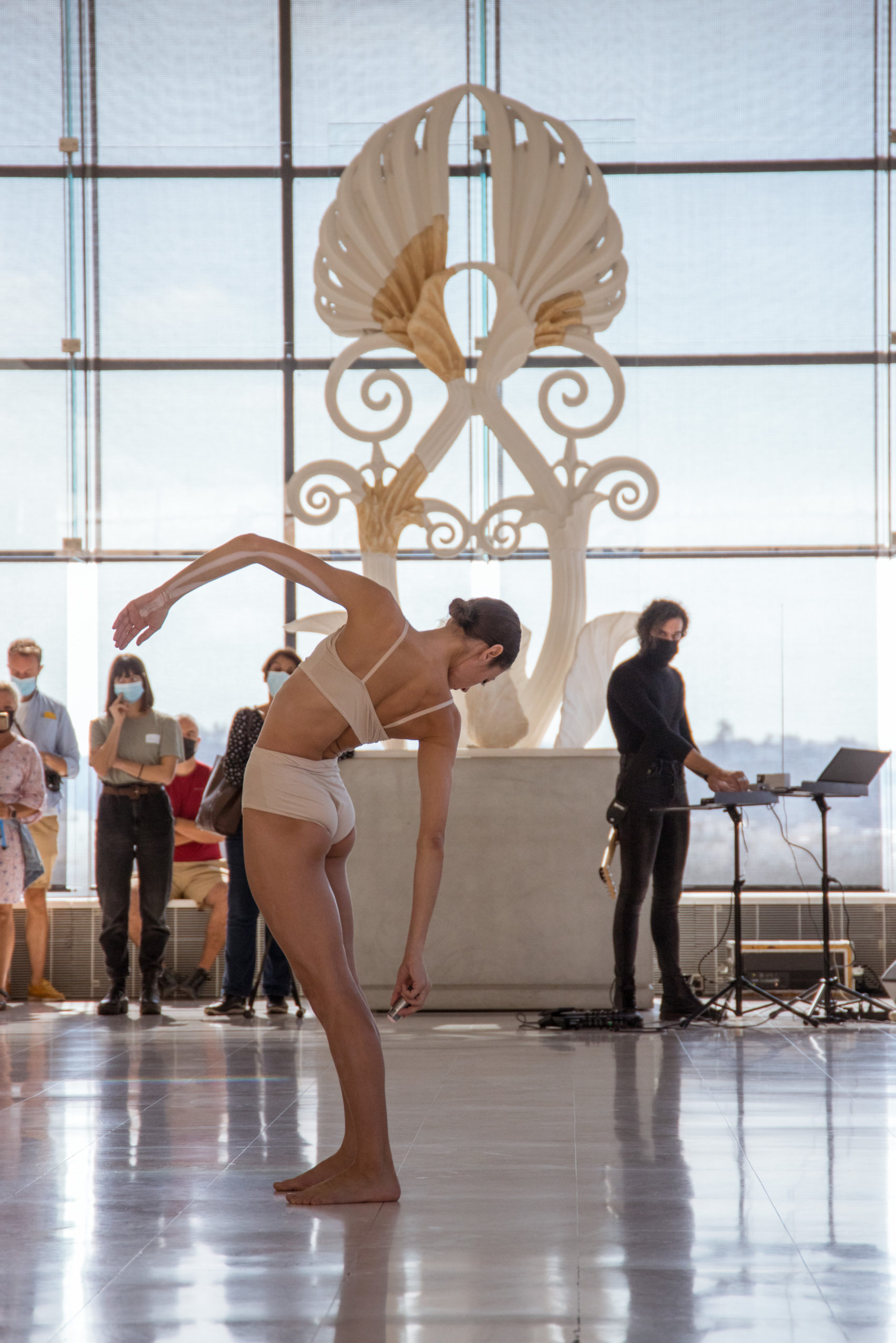 GNO Ballet - MicroDanze - Active Motivation - chor. Elena Kekkou - dancer Elena Kekkou - Athens Acropolis Museum ph. Valeria Isaeva